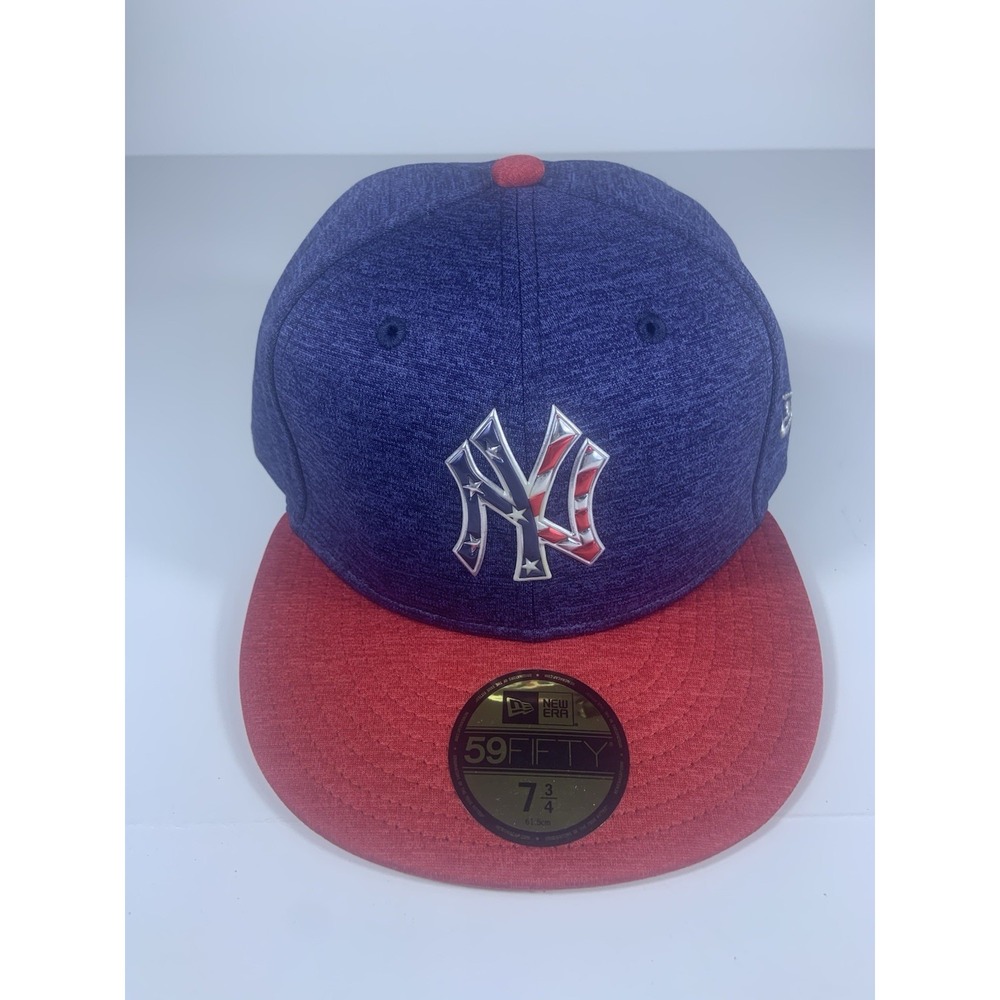 New Era NY New York Yankees 4th Of July Baseball MLB Hat - Size 7 3/4 Mens RARE